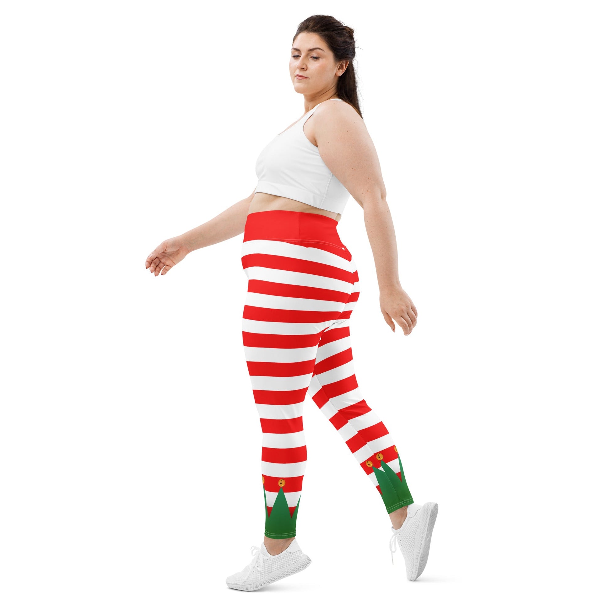 Christmas Elf Plus Size Leggings adult christmasadult elfadult elf leggings#tag4##tag5##tag6#