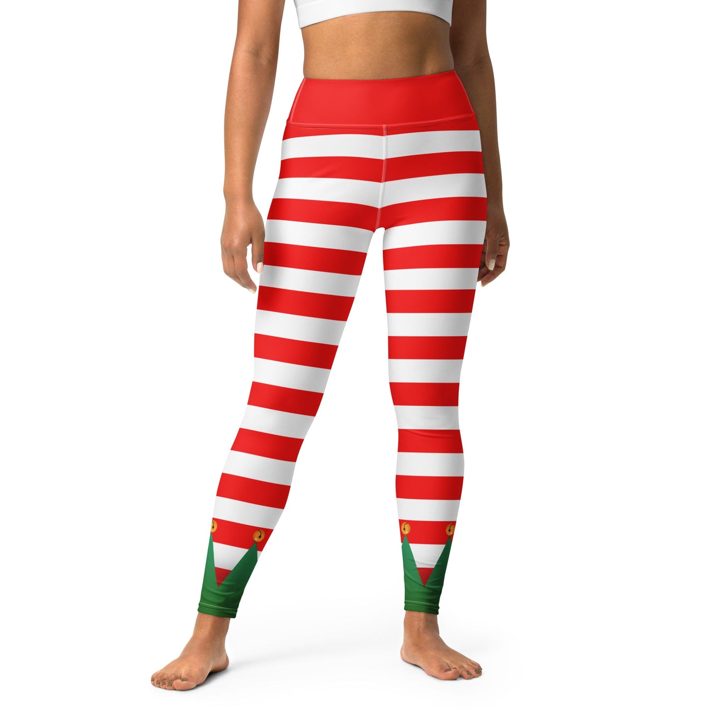 Christmas Elf Yoga Leggings adult christmasadult elfadult elf leggings#tag4##tag5##tag6#