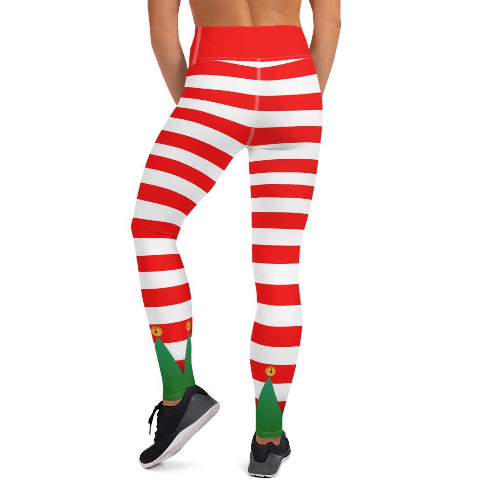 Christmas Elf Yoga Leggings adult christmasadult elfadult elf leggings#tag4##tag5##tag6#