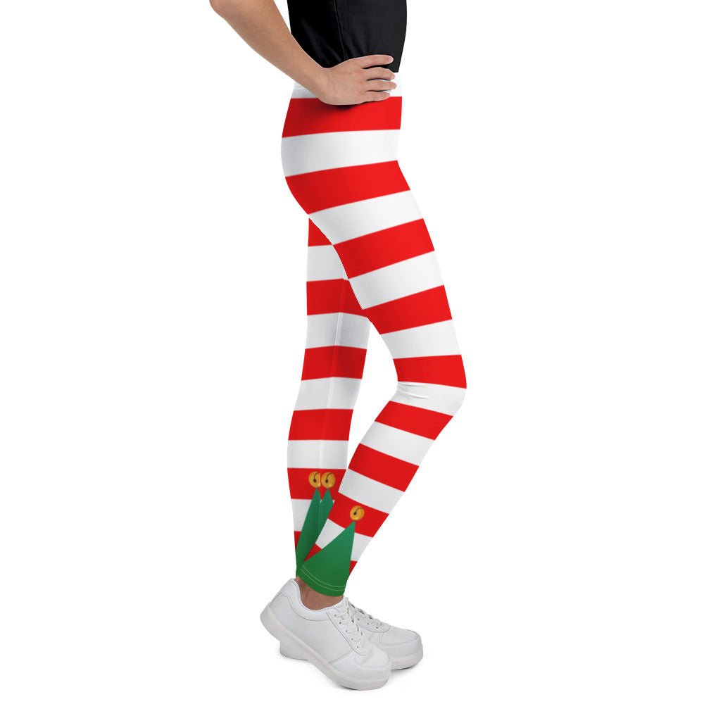 Christmas Elf Youth Leggings christmas elfchristmas elf stylechristmas pageant#tag4##tag5##tag6#