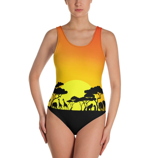 Circle of Life One-Piece Swimsuit happiness is addictive#tag4##tag5##tag6#