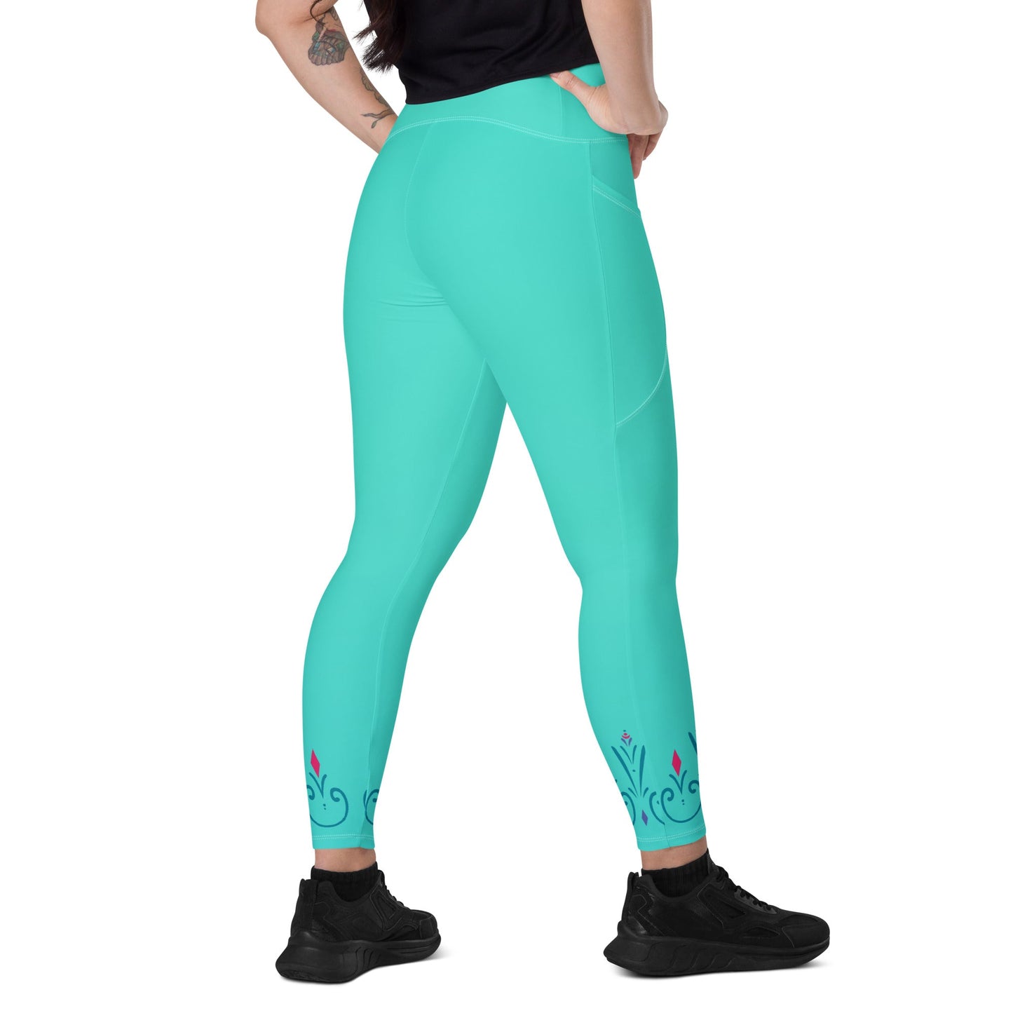 Coronation Day Leggings with pockets cornation day leggingscosplayAdult LeggingsWrong Lever Clothing