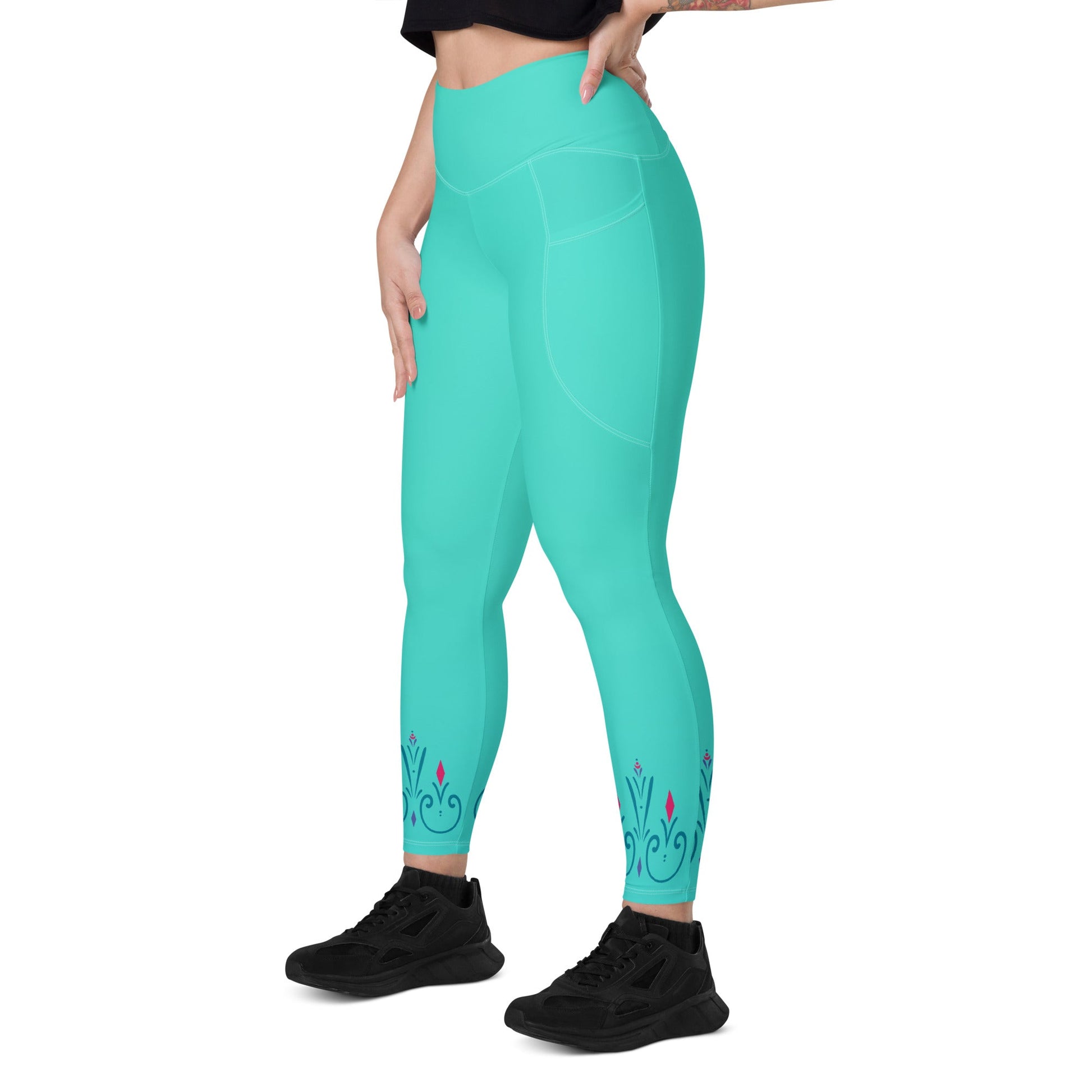 Coronation Day Leggings with pockets cornation day leggingscosplayAdult LeggingsWrong Lever Clothing