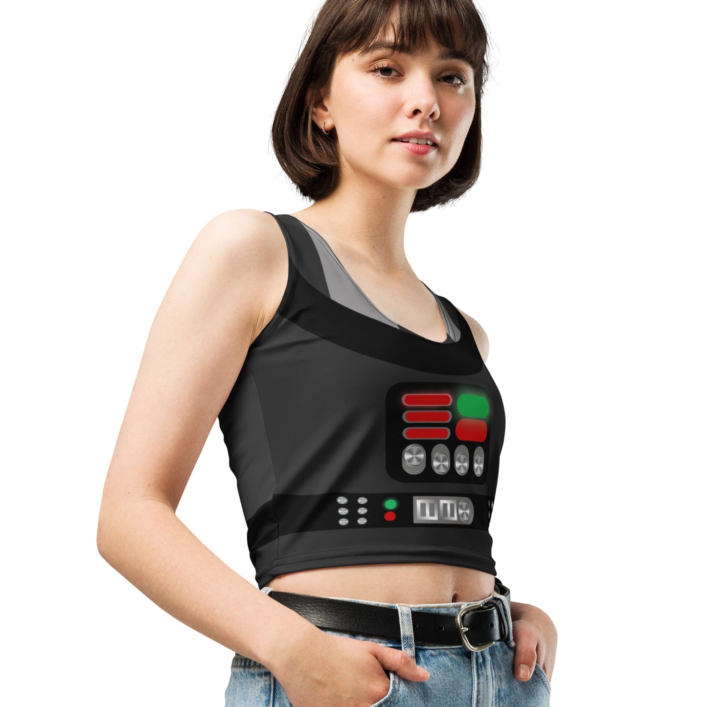 Dark Side Crop Top adult disneydark sideWrong Lever Clothing