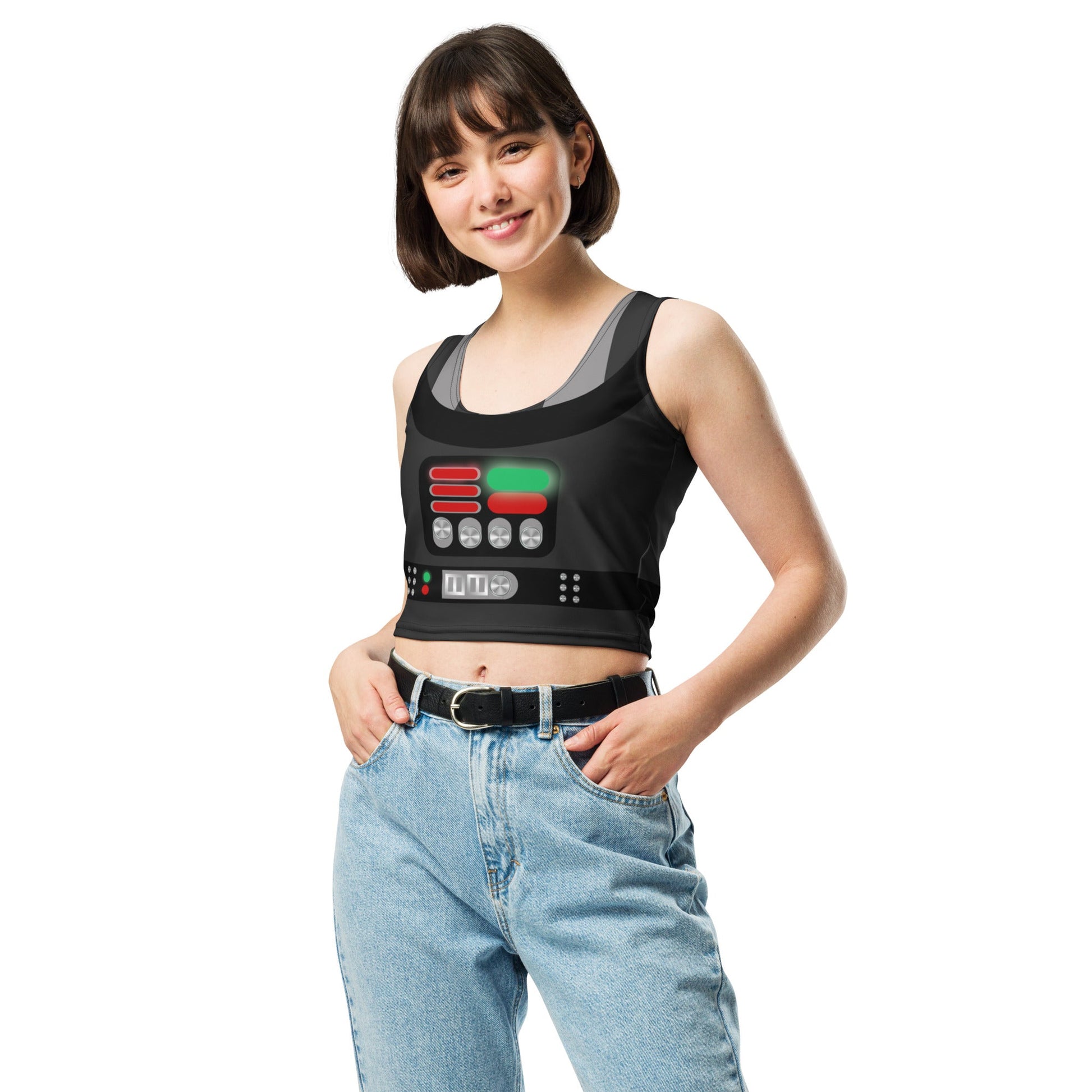 Dark Side Crop Top adult disneydark sideWrong Lever Clothing