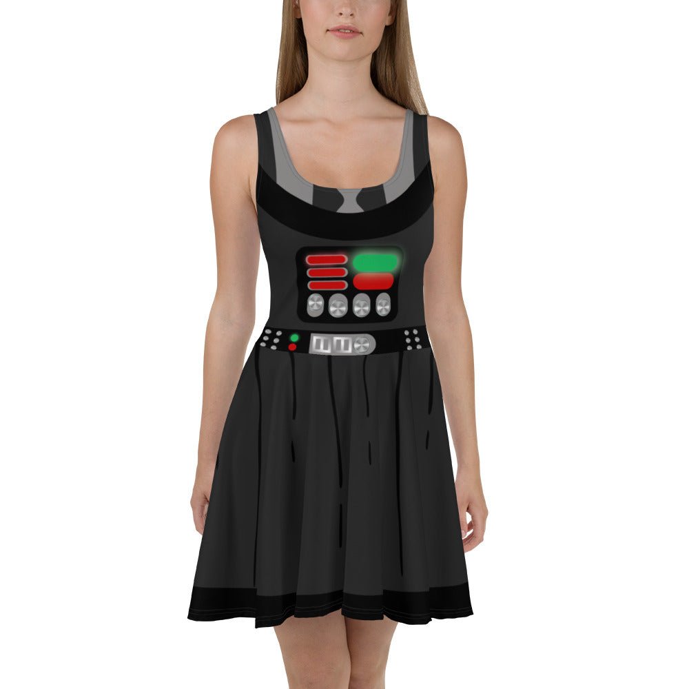 Dark Side Skater Dress- Themed Run, Trip, Cosplay Style happiness is addictive#tag4##tag5##tag6#