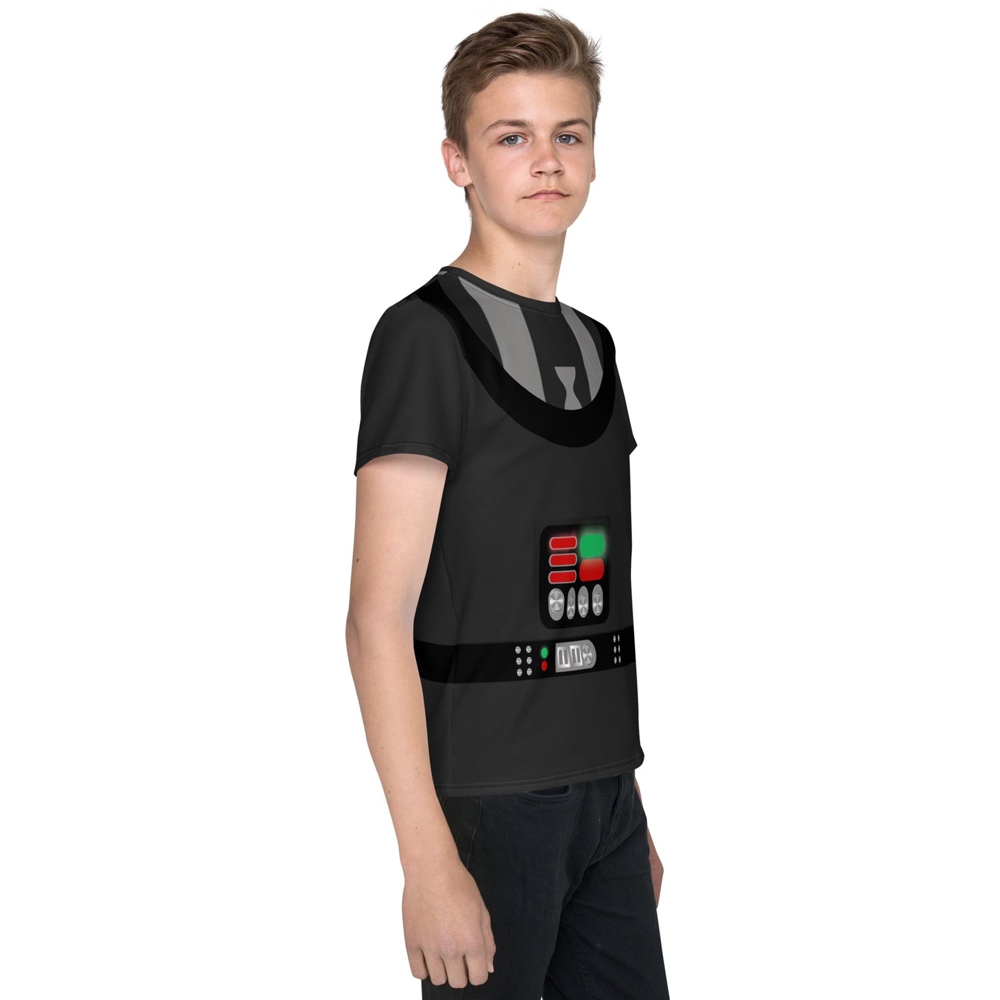 Dark Side Youth crew neck t-shirt active wearcostumedarth vader#tag4##tag5##tag6#