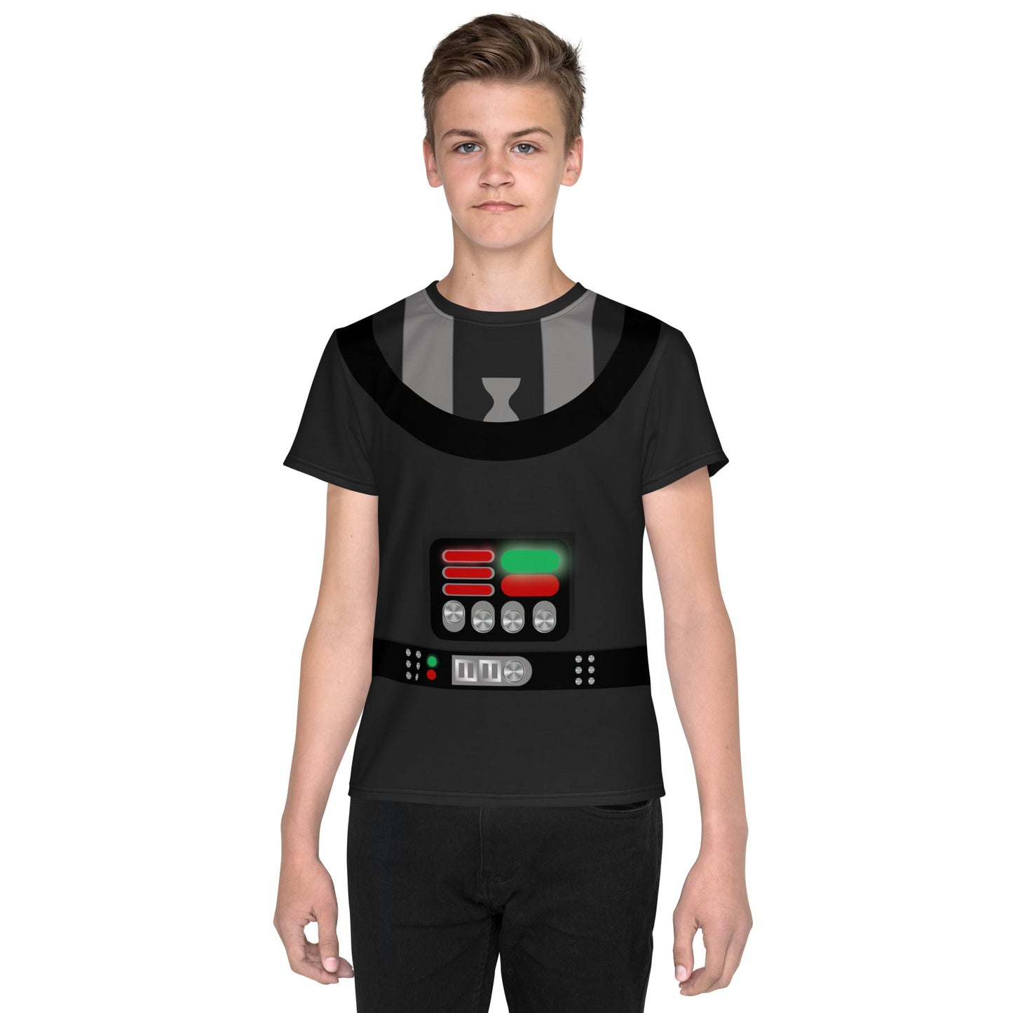 Dark Side Youth crew neck t-shirt active wearcostumedarth vader#tag4##tag5##tag6#