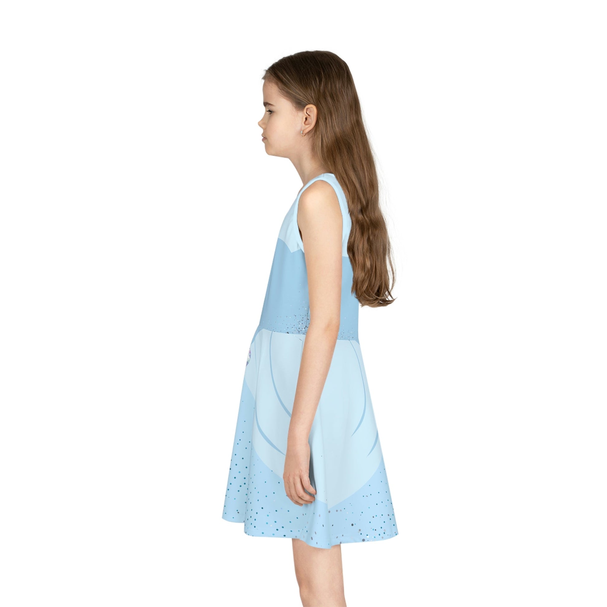 Does the Shoe Fit? Girls' Sleeveless Sundress All Over PrintAOPAOP Clothing#tag4##tag5##tag6#