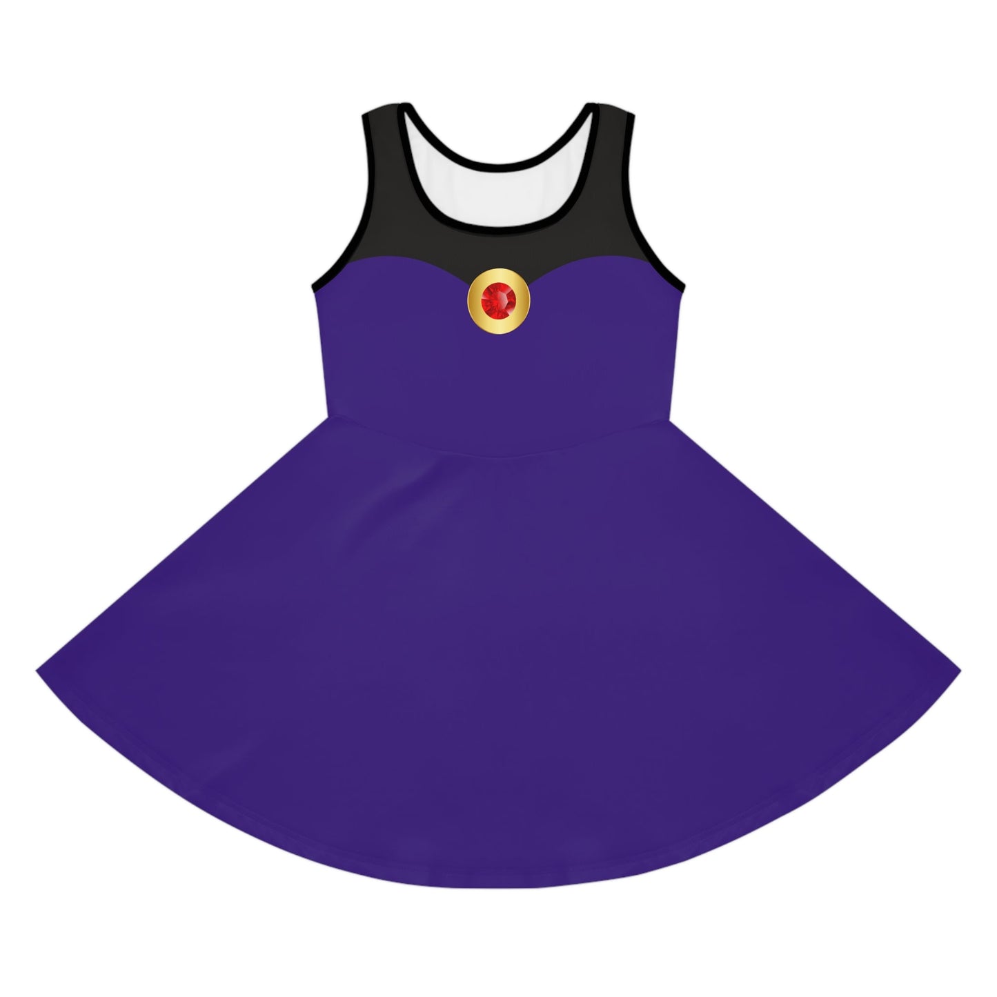 Evil Queen Girls' Sleeveless Sundress All Over PrintAOPAOP Clothing#tag4##tag5##tag6#