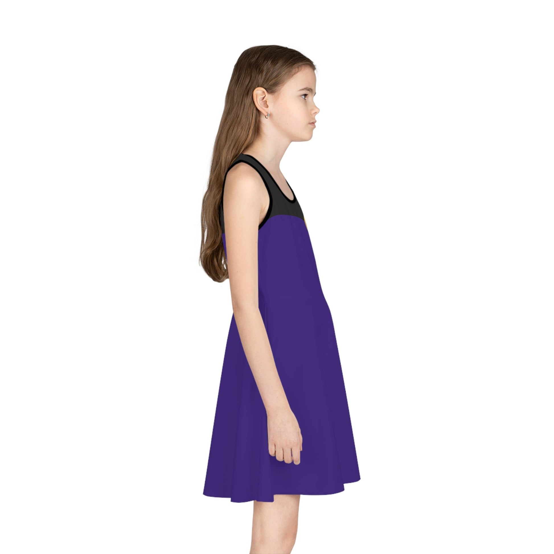 Evil Queen Girls' Sleeveless Sundress All Over PrintAOPAOP Clothing#tag4##tag5##tag6#