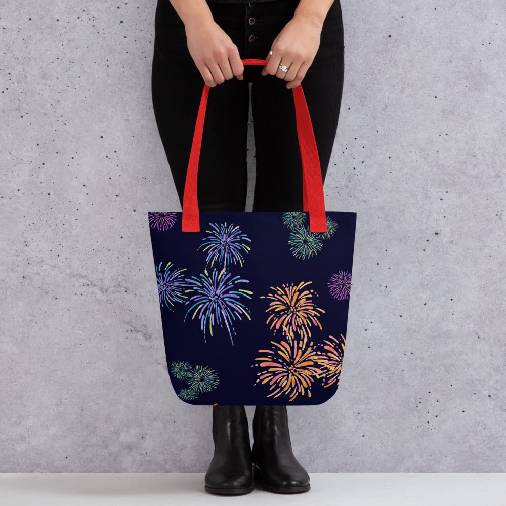 Firework Ears Tote bag happiness is addictive#tag4##tag5##tag6#