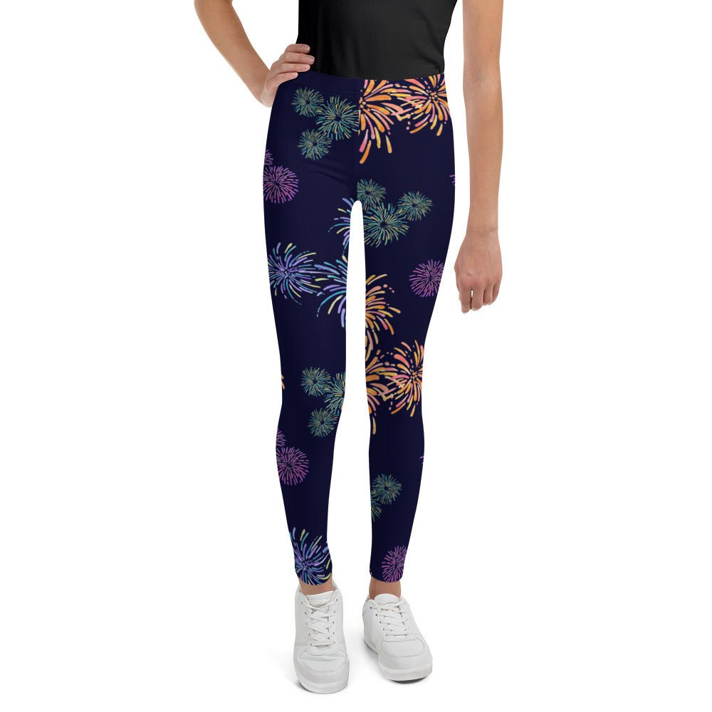 Firework Ears Youth Leggings happiness is addictive#tag4##tag5##tag6#