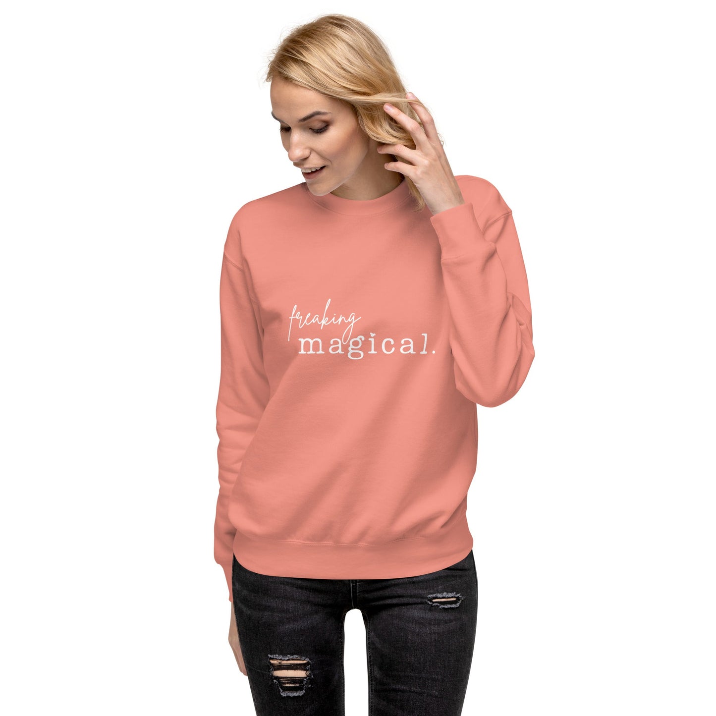 Freaking Magical Unisex Premium Sweatshirt 100 years of wonderdisney sweatshirtsdisney trip#tag4##tag5##tag6#