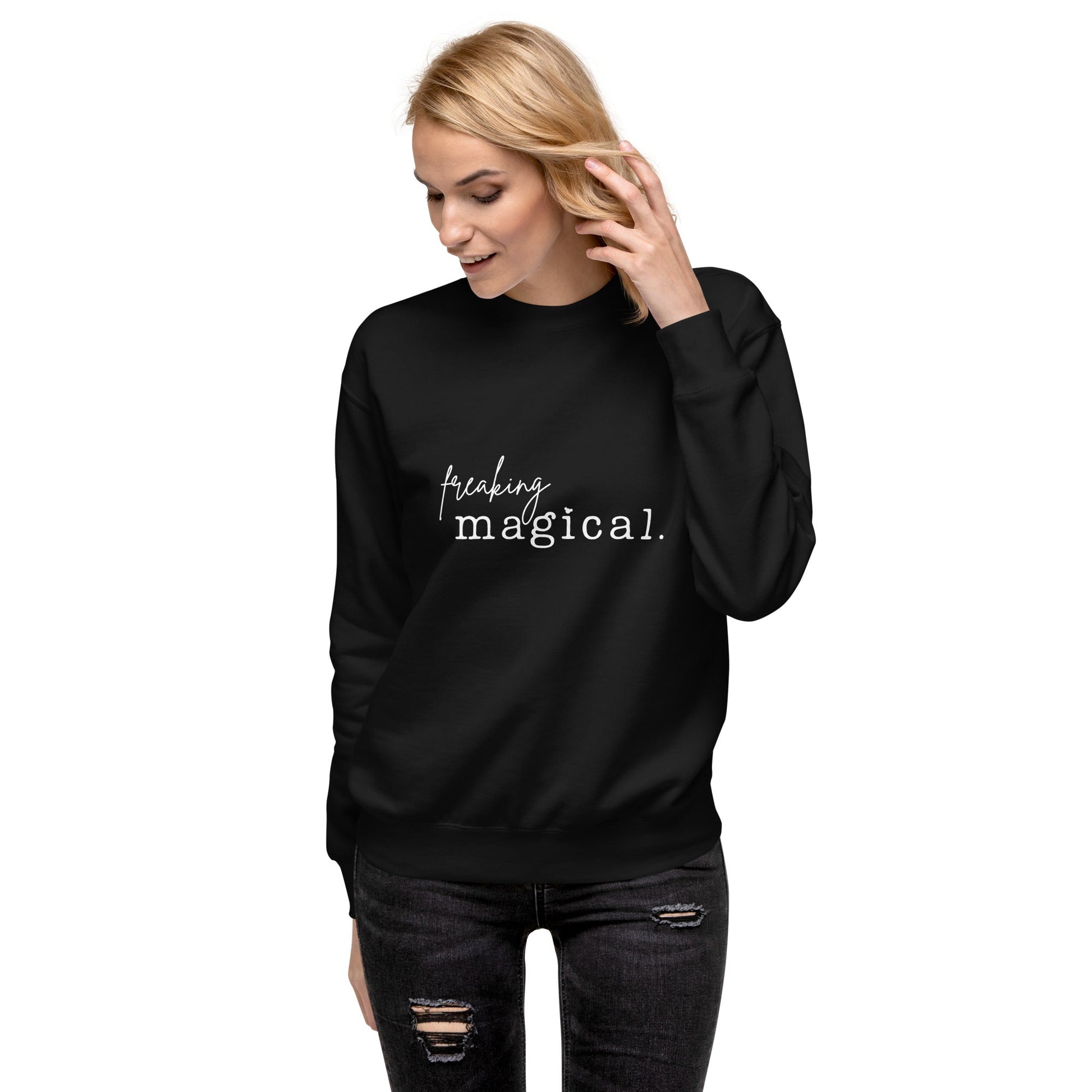 Freaking Magical Unisex Premium Sweatshirt 100 years of wonderdisney sweatshirtsdisney trip#tag4##tag5##tag6#