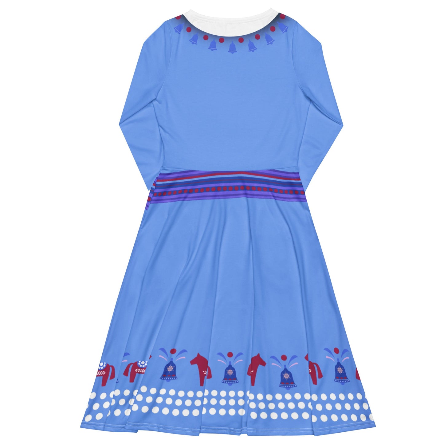 Frozen Holiday Adventure long sleeve midi dress adult frozen dressadult frozen styleanna frozen dress#tag4##tag5##tag6#