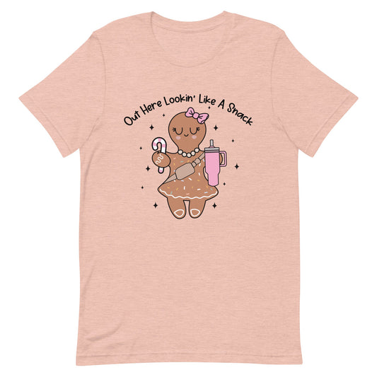 Gingerbread Crackin Unisex t-shirt christmas cakeChristmas topLittle Lady Shay Boutique