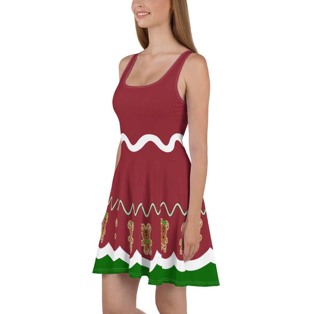 Gingerbread Friends Skater Dress adult christmas dressadult christmas topchristmas#tag4##tag5##tag6#