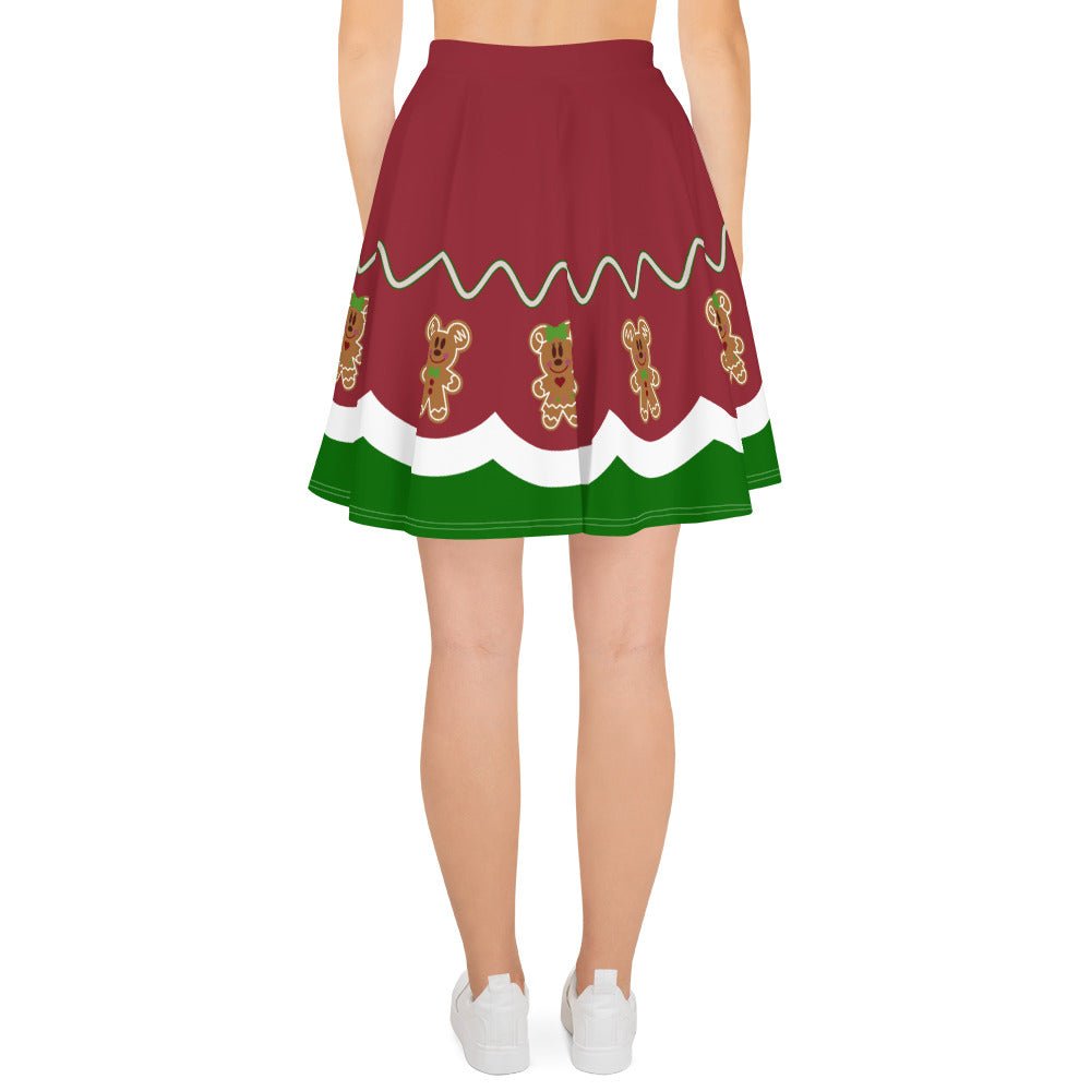 Gingerbread Friends Skater Skirt adult christmas dressadult christmas topchristmas#tag4##tag5##tag6#