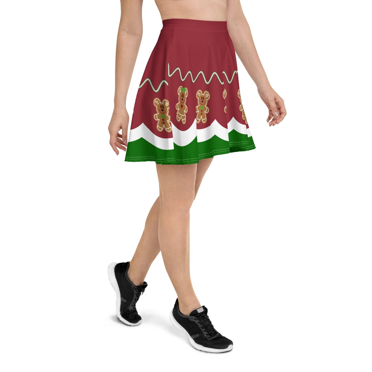 Gingerbread Friends Skater Skirt adult christmas dressadult christmas topchristmas#tag4##tag5##tag6#