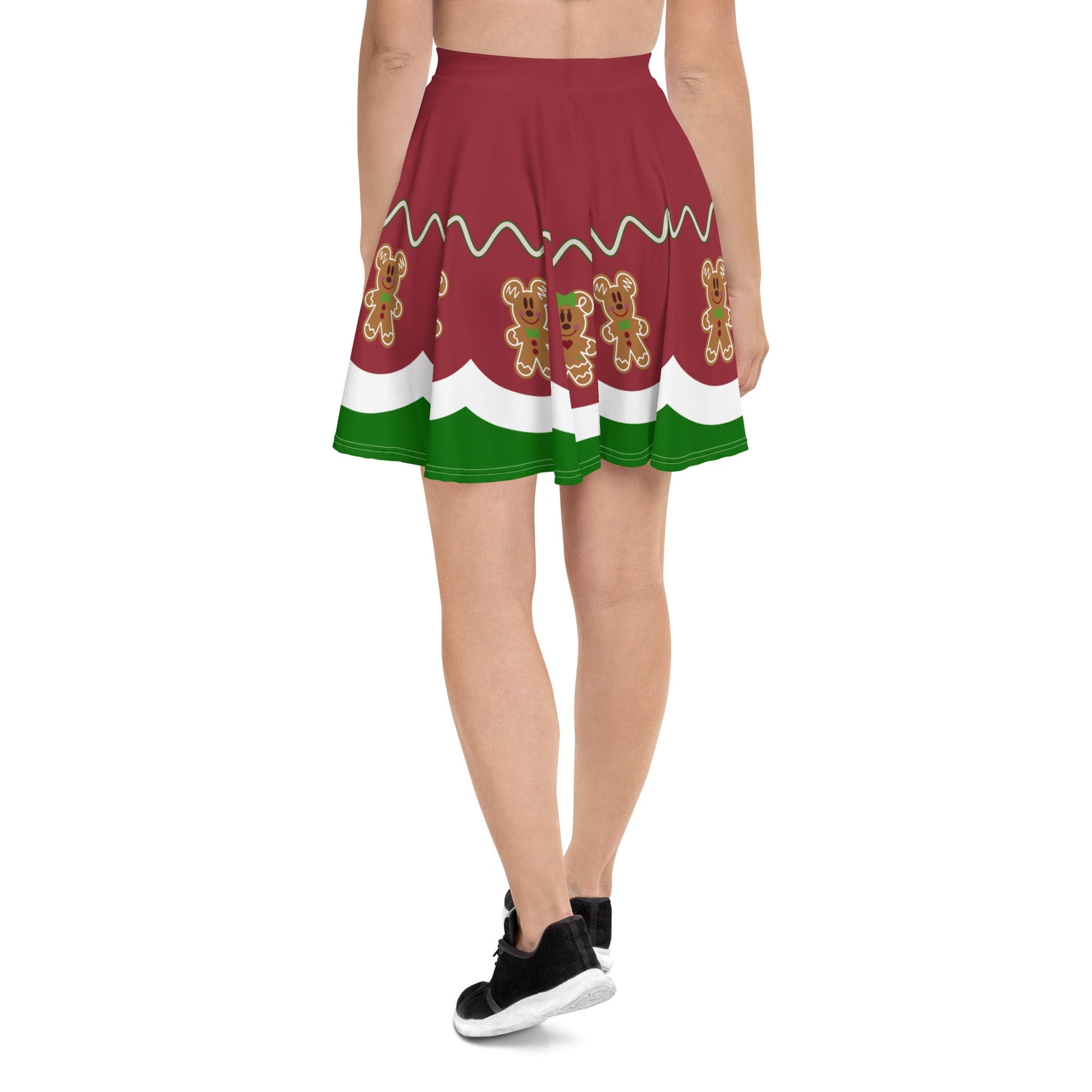 Gingerbread Friends Skater Skirt adult christmas dressadult christmas topchristmas#tag4##tag5##tag6#