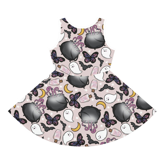 Girls' Sleeveless Sundress (AOP) All Over PrintAOPAOP Clothing#tag4##tag5##tag6#