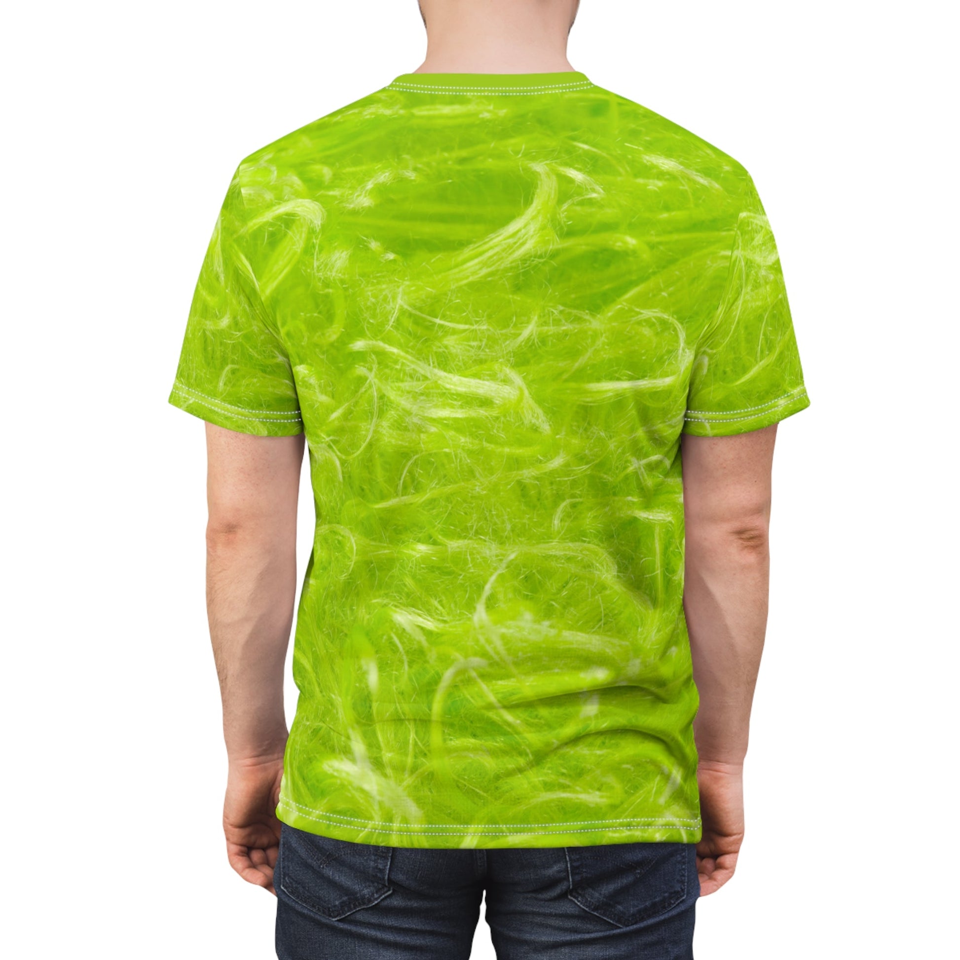 Green Guy Fur Unisex Tee adult grinch styleadult grinch topAll Over Print#tag4##tag5##tag6#