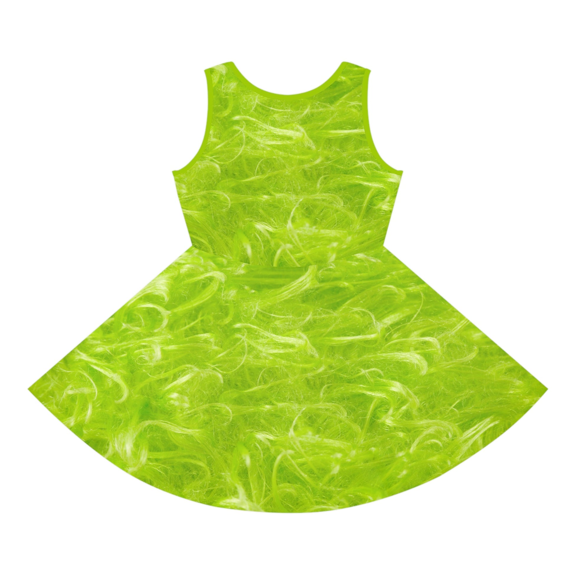 Green Guy Girls' Sleeveless Sundress All Over PrintAOPAOP Clothing#tag4##tag5##tag6#