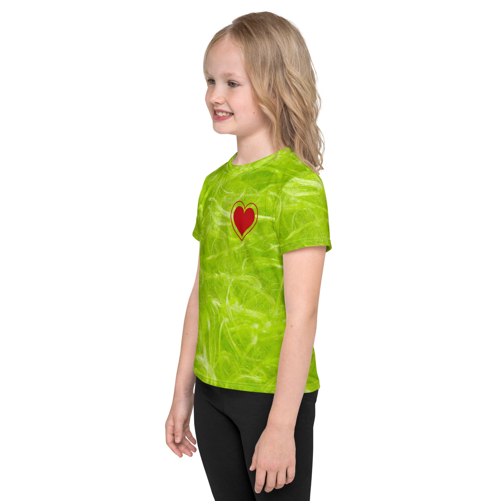 Green guy Kids crew neck t-shirt christmas styledr suess stylegrinch costume#tag4##tag5##tag6#