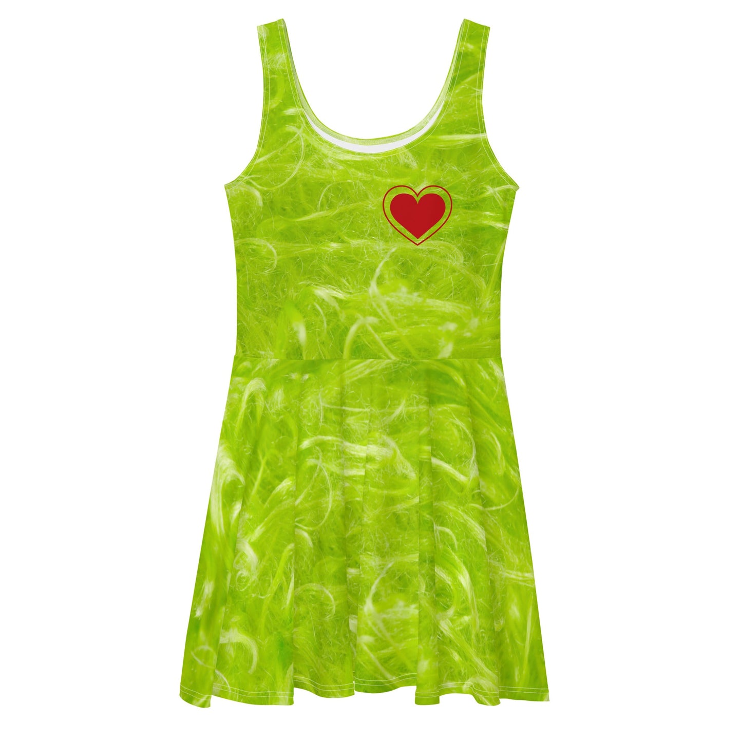 Green Guy Skater Dress adult grinchadult grinch dressadult grinch style#tag4##tag5##tag6#