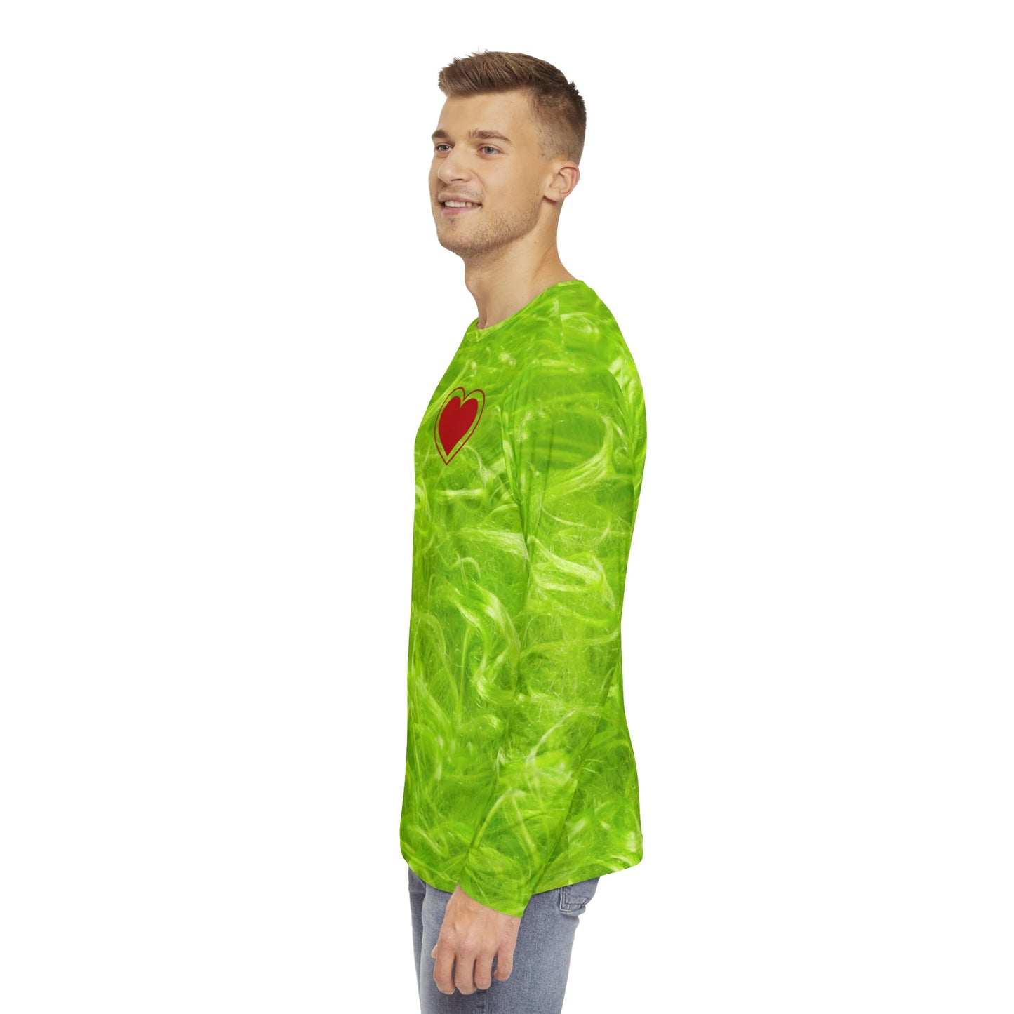 Green Guy Unisex Long Sleeve Shirt adult grinch topAll Over PrintAOP#tag4##tag5##tag6#