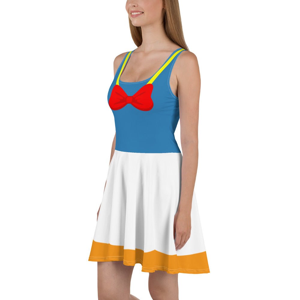 Grumpy Duck Skater Dress active disney familycouple shirtsdisney adult#tag4##tag5##tag6#