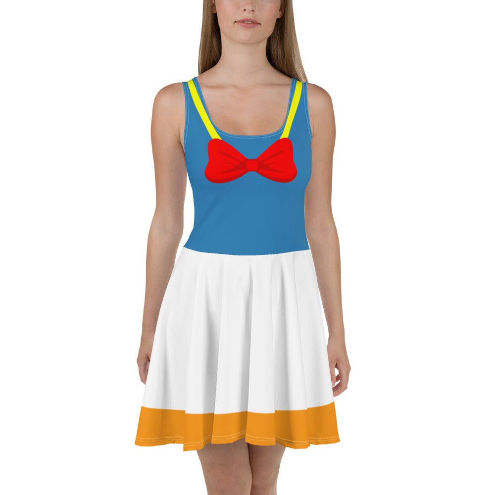 Grumpy Duck Skater Dress active disney familycouple shirtsdisney adult#tag4##tag5##tag6#