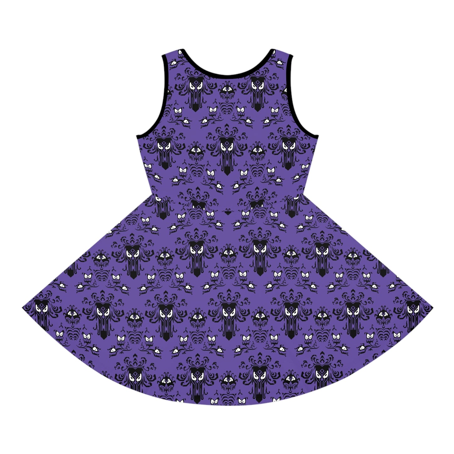 Haunted House Girls' Sleeveless Sundress All Over PrintAOPAOP Clothing#tag4##tag5##tag6#