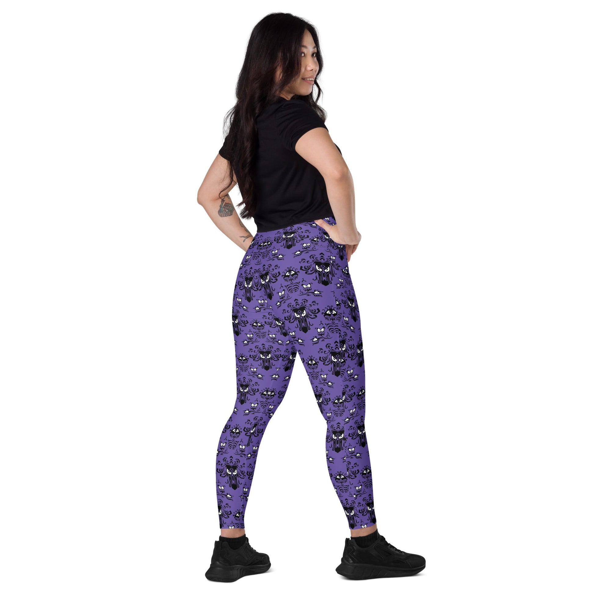 Ghost Host Leggings with pockets- Cosplay, Costume, Bounding Style
