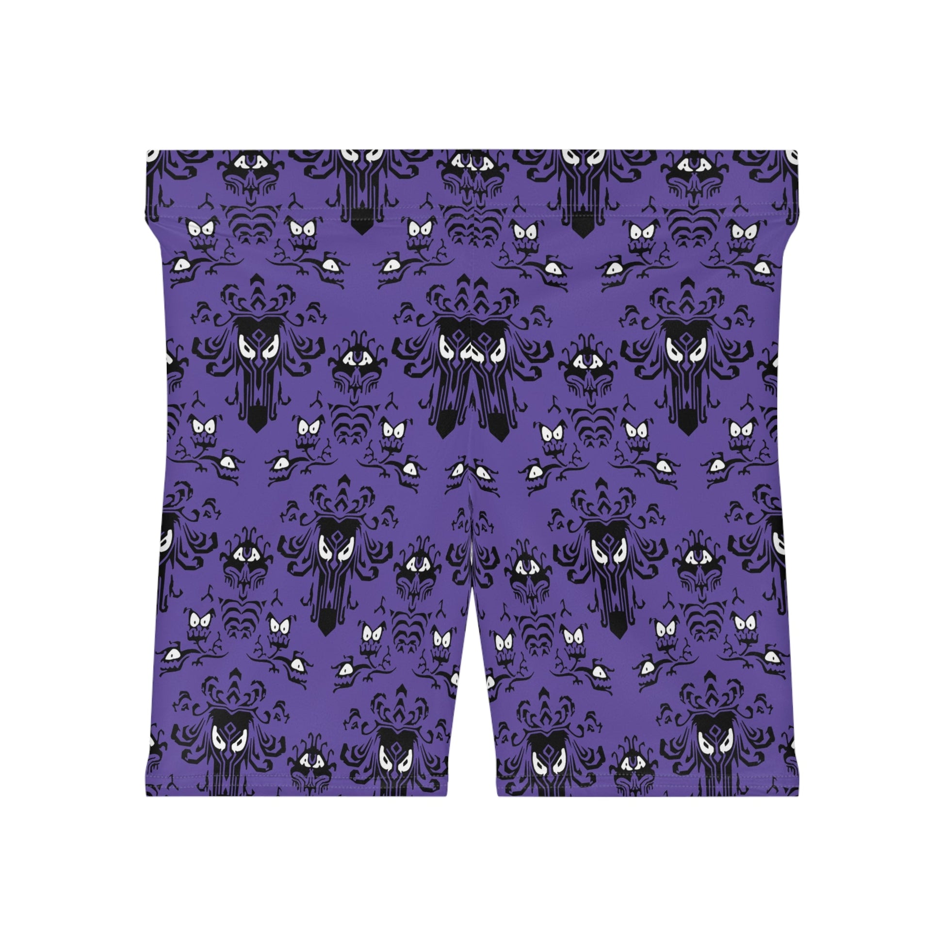 Haunted House Women's Biker Shorts All Over PrintAOPAOP Clothing#tag4##tag5##tag6#