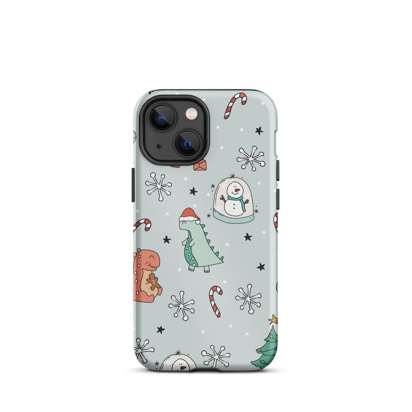 Holiday Dinos Tough iPhone case happiness is addictive#tag4##tag5##tag6#