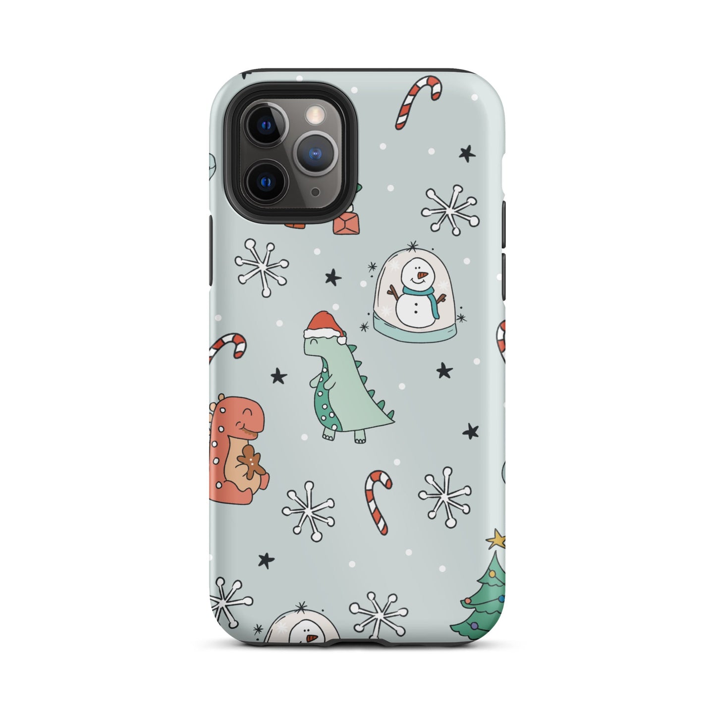 Holiday Dinos Tough iPhone case happiness is addictive#tag4##tag5##tag6#