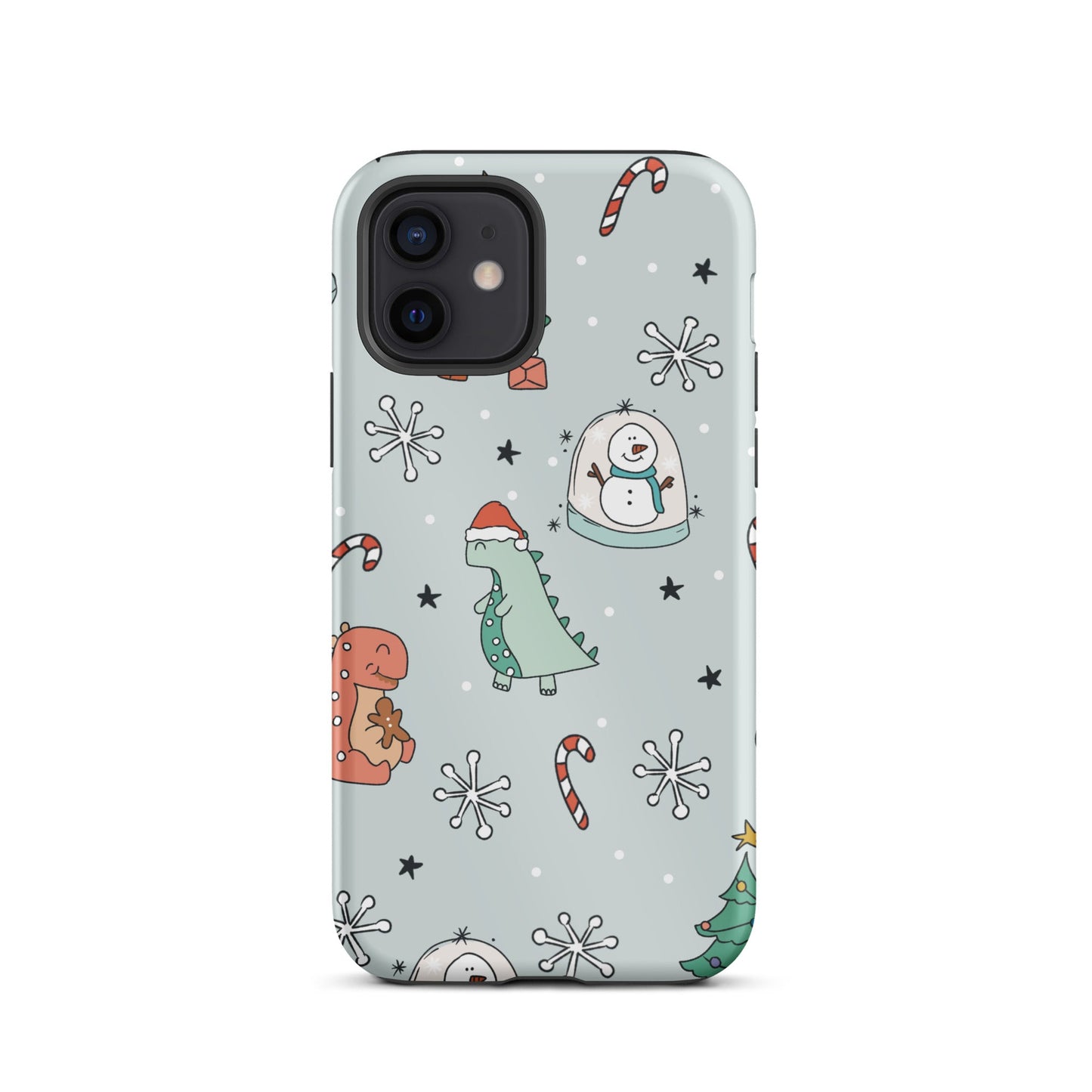 Holiday Dinos Tough iPhone case happiness is addictive#tag4##tag5##tag6#