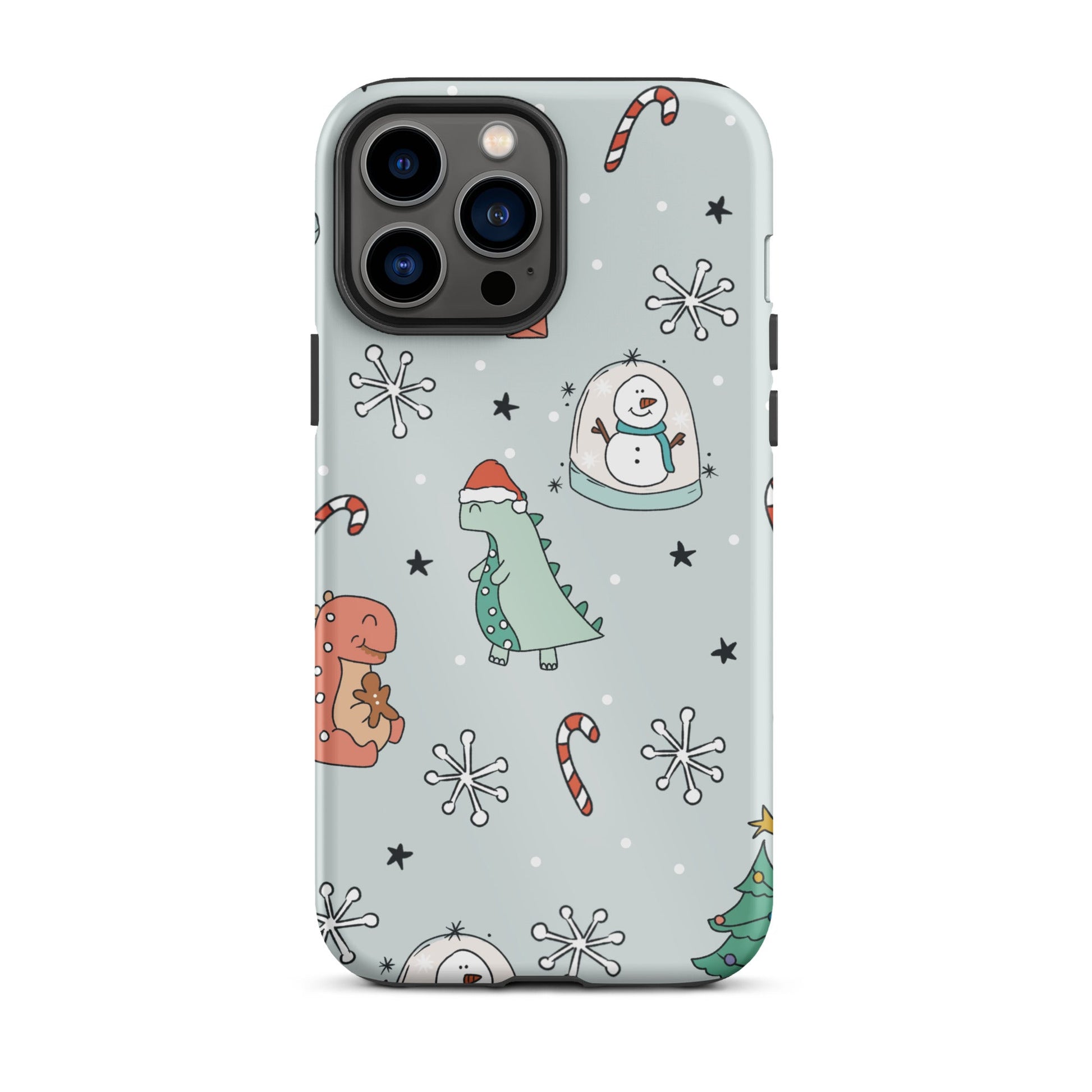 Holiday Dinos Tough iPhone case happiness is addictive#tag4##tag5##tag6#