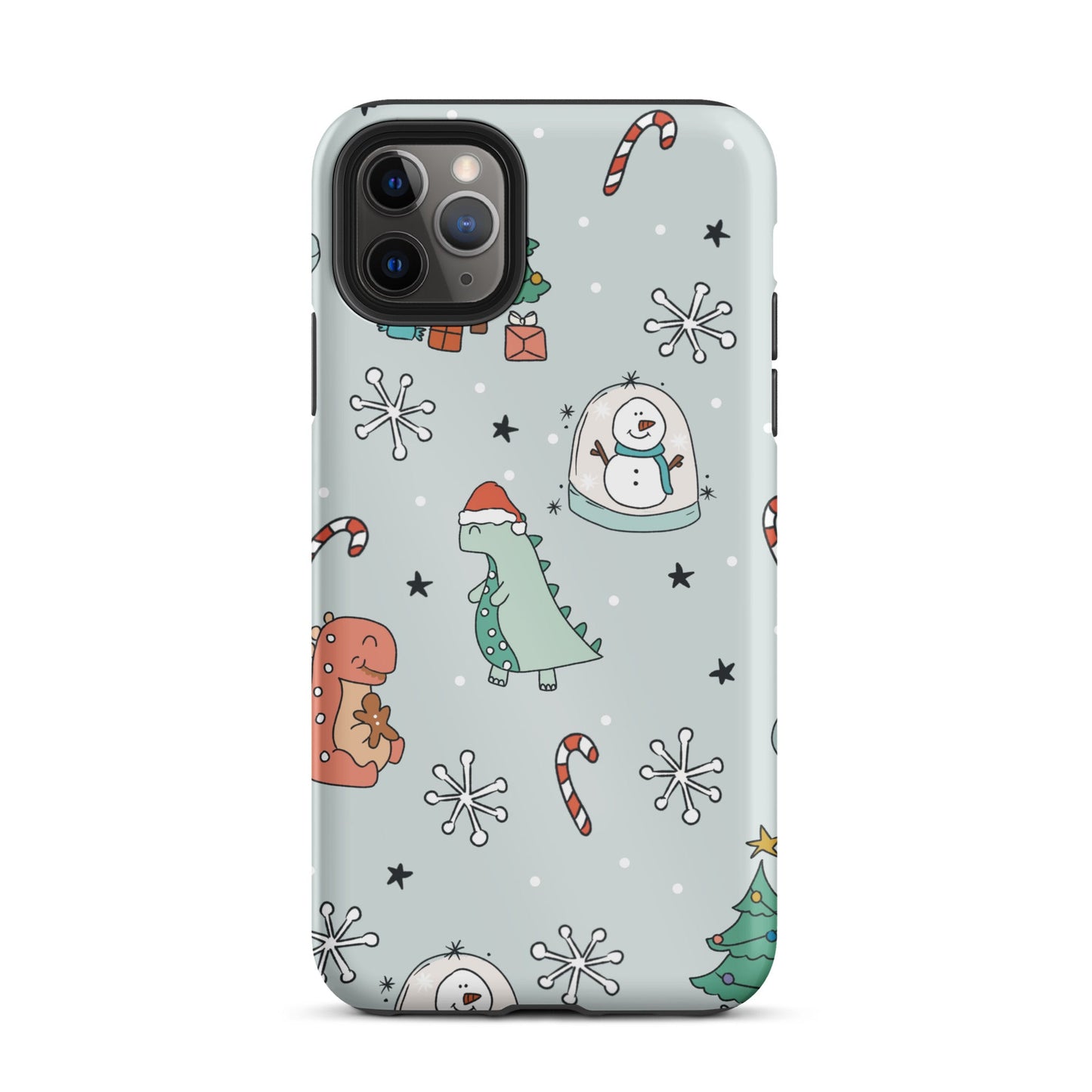 Holiday Dinos Tough iPhone case happiness is addictive#tag4##tag5##tag6#