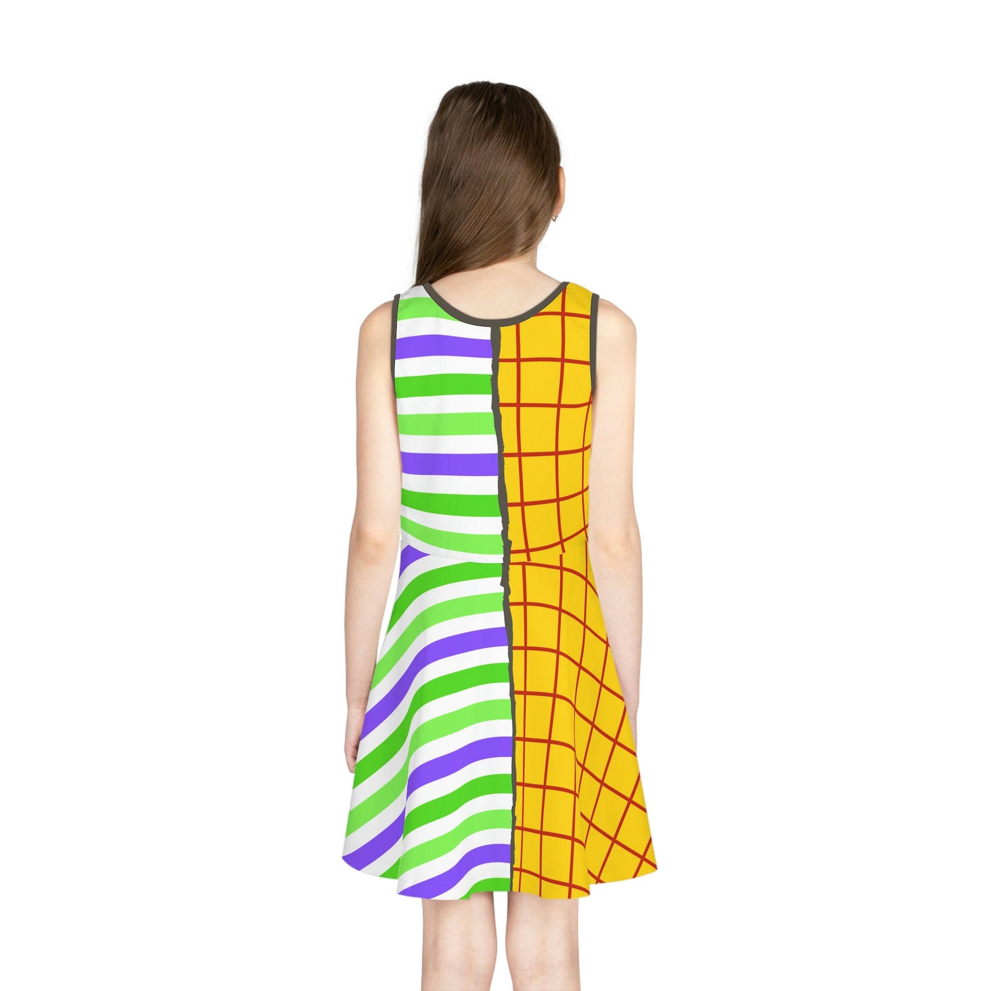 House Divided Girls' Sleeveless Sundress All Over Printandy's roomAOP#tag4##tag5##tag6#