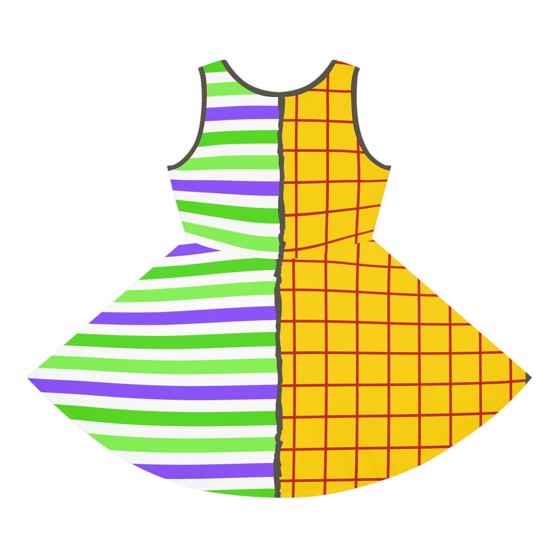 House Divided Girls' Sleeveless Sundress All Over Printandy's roomAOP#tag4##tag5##tag6#