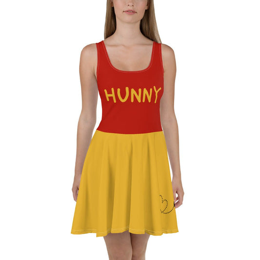 Hunny Pooh Skater Dress happiness is addictive#tag4##tag5##tag6#