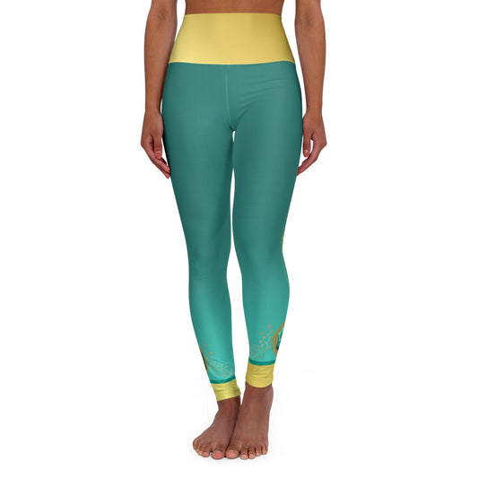 Jasmine High Waisted Yoga Leggings- Running Costume, Cosplay, Park Wear active wearActivewearAladdin#tag4##tag5##tag6#