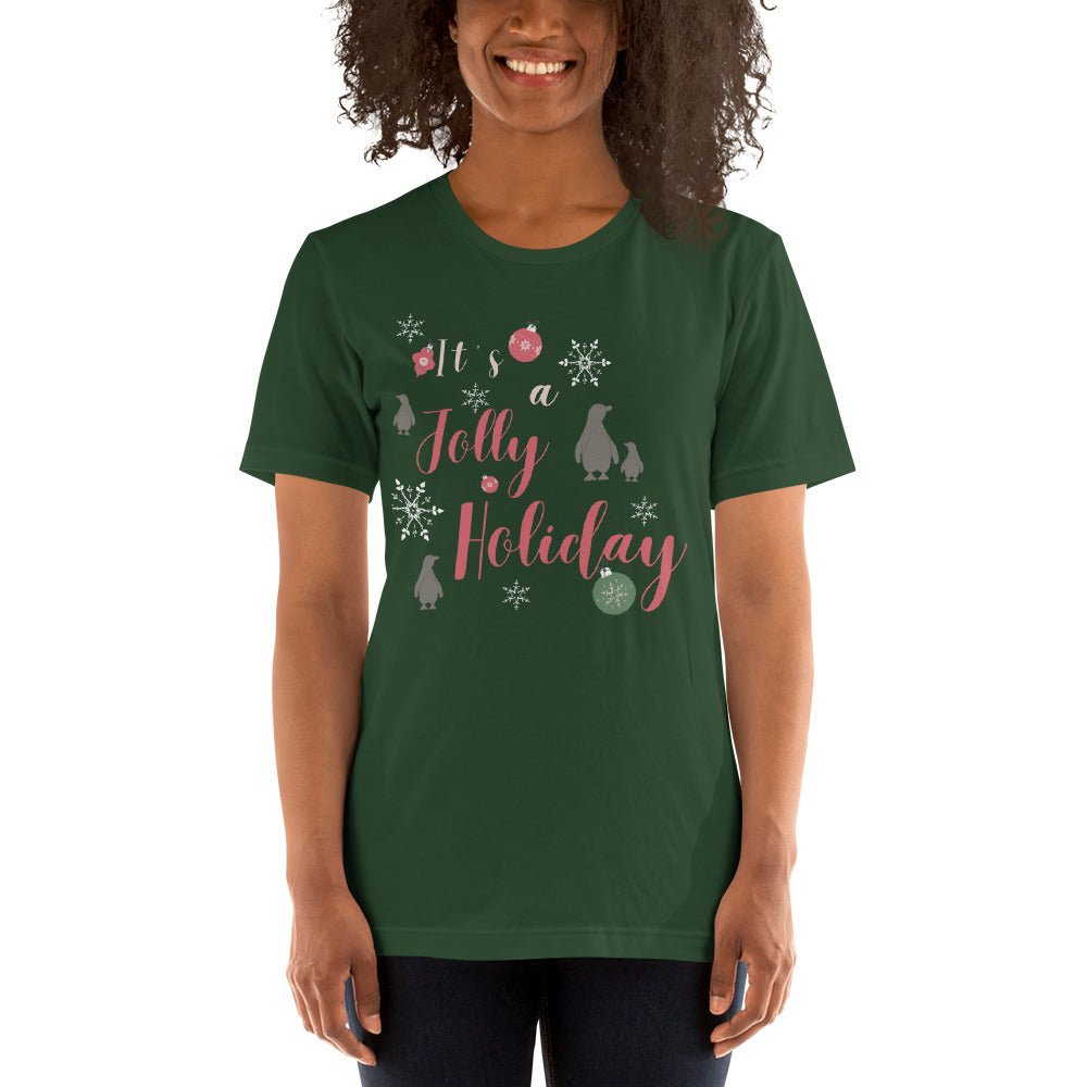 Jolly Christmas Unisex t-shirt happiness is addictive#tag4##tag5##tag6#