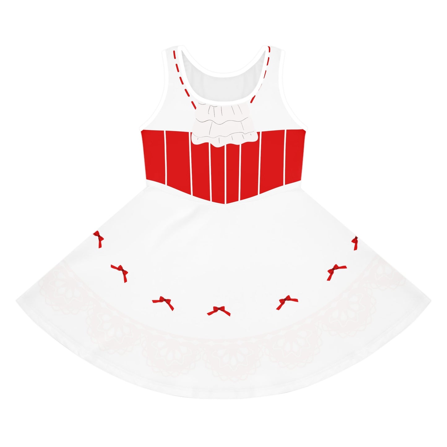 Jolly Holiday Girls' Sleeveless Sundress All Over PrintAOPAOP Clothing#tag4##tag5##tag6#