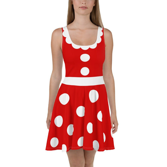 Lady Mouse Skater Dress cosplaydisney adultWrong Lever Clothing