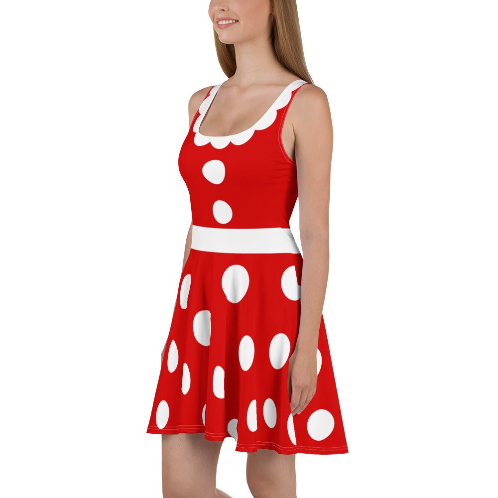 Lady Mouse Skater Dress cosplaydisney adultWrong Lever Clothing