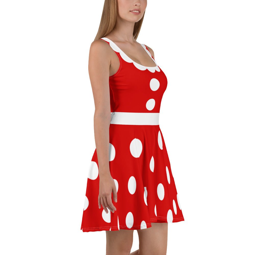 Lady Mouse Skater Dress cosplaydisney adultWrong Lever Clothing